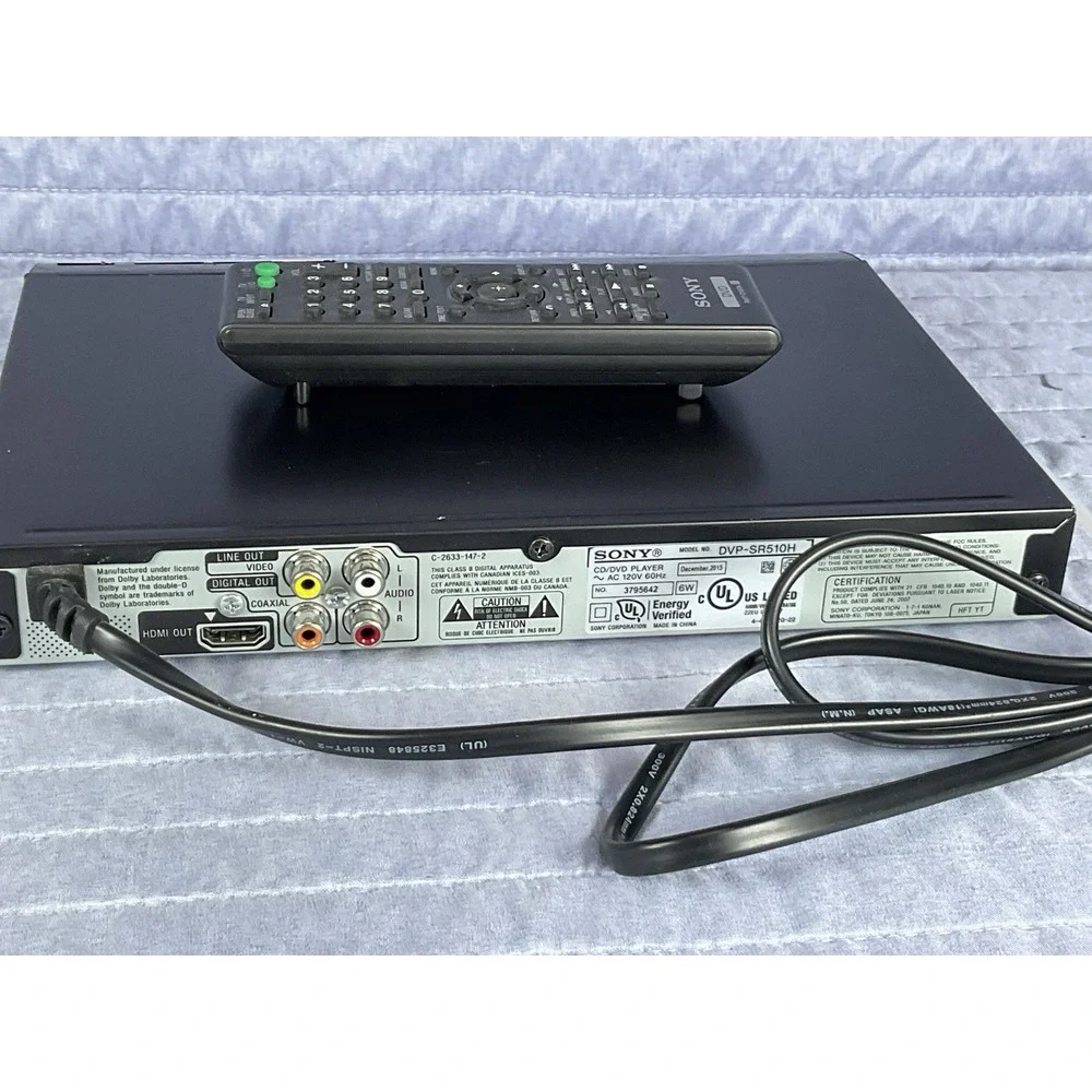 LG BP200 Blu-Ray Disc DVD Player 1080p HDMI WiFi USB w/ Remote Tested